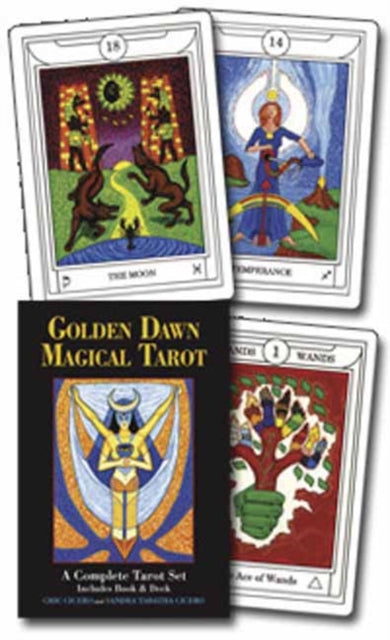Book cover of: Golden Dawn Magical Tarot. By: Chic Cicero