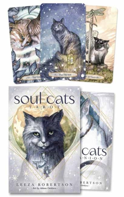 Book cover of: Soul Cats Tarot. By: Leeza Robertson