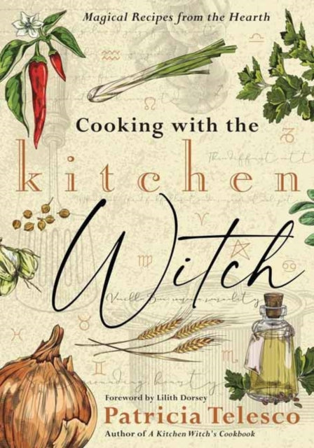 Book cover of: Cooking with the Kitchen Witch. By: Patricia Telesco