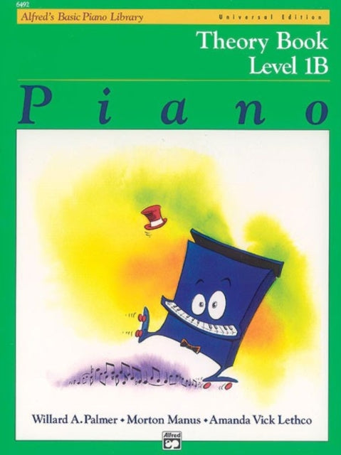 Book cover of: Alfred's Basic Piano Library Theory Book 1B. By: Willard Palmer