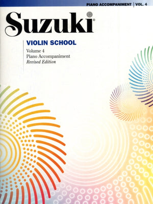 Suzuki Violin School 4 - Piano Acc. (Revised)