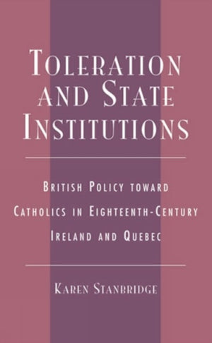 Toleration and State Institutions