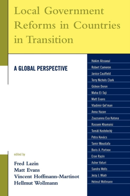 Book cover of: Local Government Reforms in Countries in Transition. By: Matt Evans