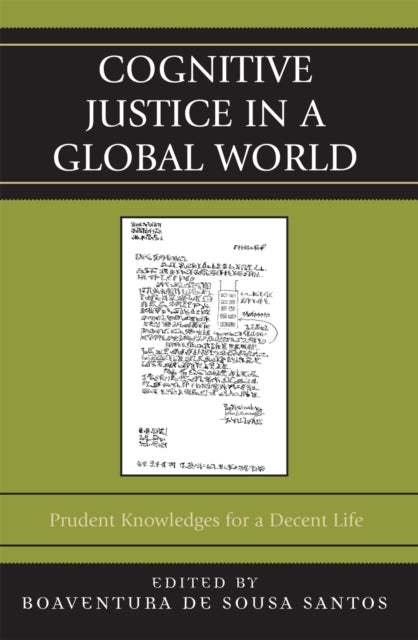 Book cover of: Cognitive Justice in a Global World. By: de Boaventura