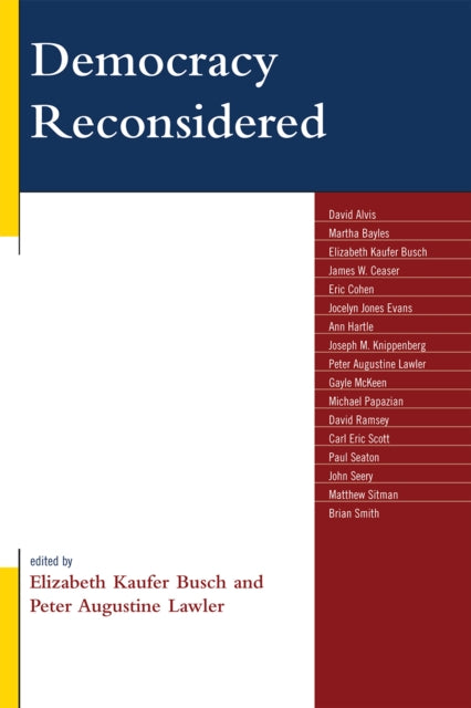 Book cover of: Democracy Reconsidered