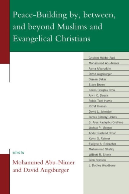Book cover of: Peace-Building by, between, and beyond Muslims and Evangelical Christians. By: Mohammed Abu-Nimer