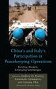 Book cover of: China's and Italy's Participation in Peacekeeping Operations