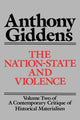 Book cover of: Nation-State and Violence. By: Anthony Giddens