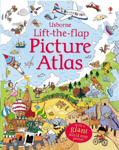 Lift-the-Flap Picture Atlas 9780746098479 FRITH, ALEX