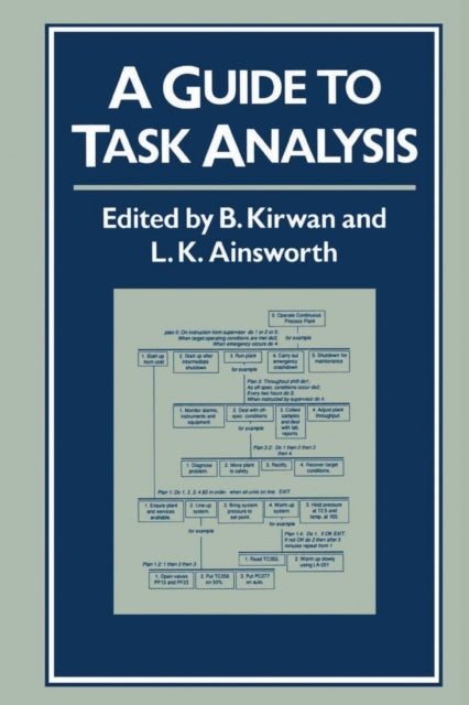 Book cover of: Guide To Task Analysis. By: B. Kirwan