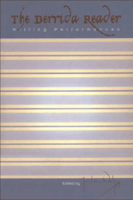 Book cover of: Derrida Reader. By: Jacques Derrida