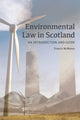 Book cover of: Environmental Law in Scotland. By: Francis McManus
