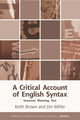 Critical Account of English Syntax