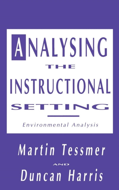 Book cover of: Analysing the Instructional Setting. By: Duncan Harris