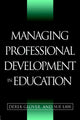 Book cover of: Managing Professional Development in Education. By: Derek ( Glover