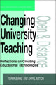 Book cover of: Changing University Teaching. By: Terry Evans