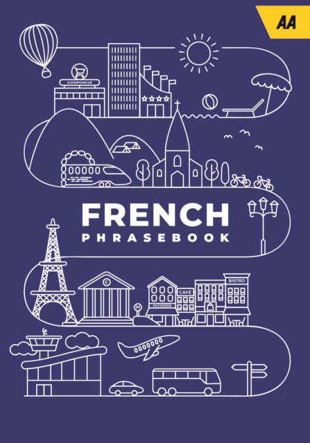 Book cover of: French Phrasebook. By: A. A. Publishing