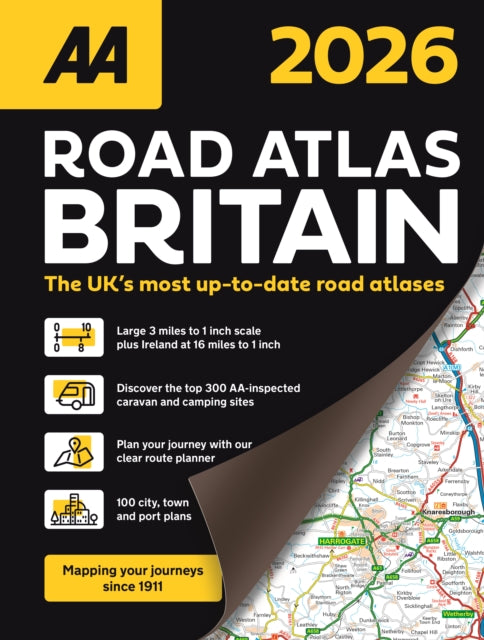 Book cover of: AA Road Atlas Britain 2026. By: AA PUBLISHING