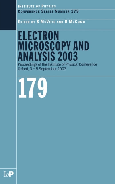 Book cover of: Electron Microscopy and Analysis 2003