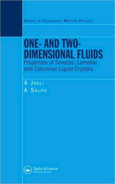 Book cover of: One- and Two-Dimensional Fluids. By: Antal Jákli, Antal Jákli