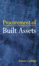 Book cover of: Procurement of Built Assets