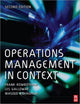 Book cover of: Operations Management in Context. By: Frank Rowbotham