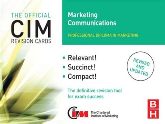 Book cover of: CIM Revision Cards Marketing Communications. By: Gill Wood