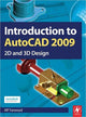 Book cover of: Introduction to AutoCAD 2009. By: A. Yarwood