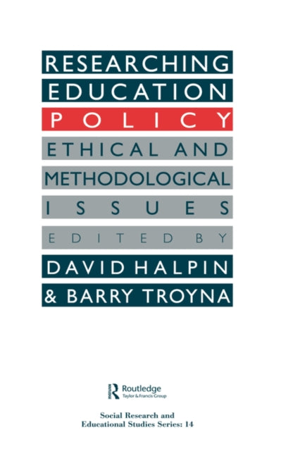 Book cover of: Researching education policy