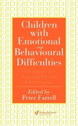 Children With Emotional And Behavioural Difficulties