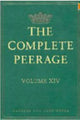 Book cover of: Complete Peerage