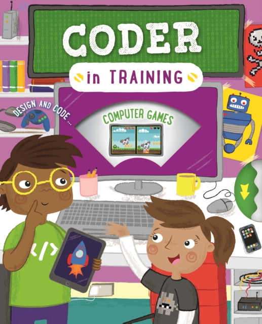 Book cover of: Coder in Training. By: Sarah Lawrence