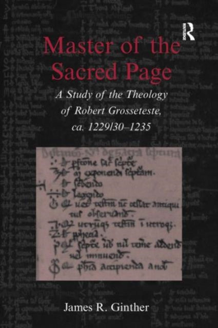 Book cover of: Master of the Sacred Page. By: James R. Ginther