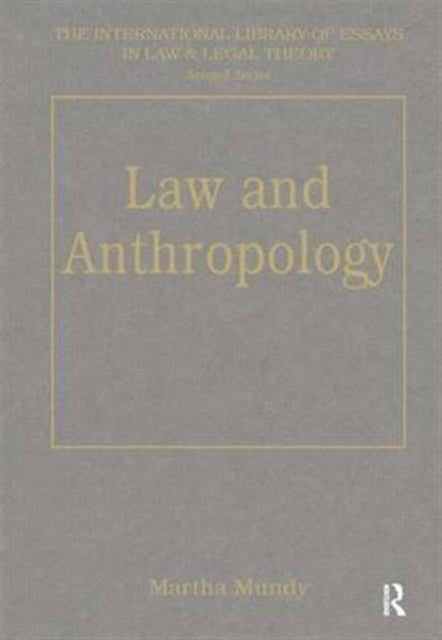 Book cover of: Law and Anthropology