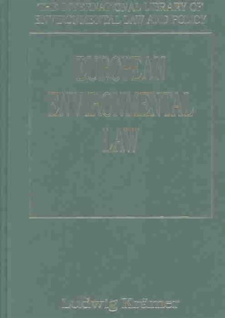 Book cover of: European Environmental Law