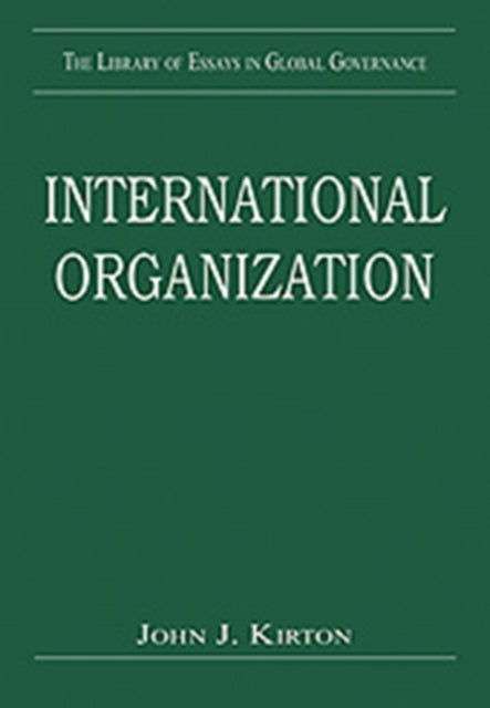 Book cover of: International Organization