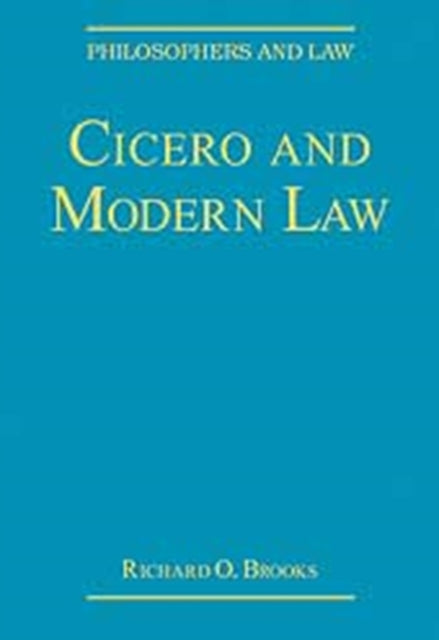 Book cover of: Cicero and Modern Law