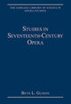 Book cover of: Studies in Seventeenth-Century Opera. By: Beth L. Glixon