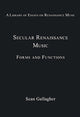 Book cover of: Secular Renaissance Music