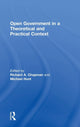 Book cover of: Open Government in a Theoretical and Practical Context