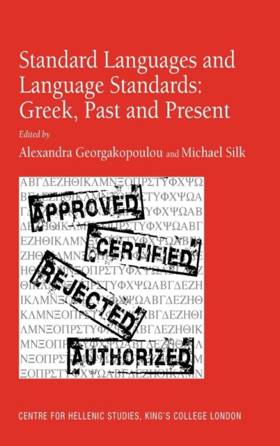 Book cover of: Standard Languages and Language Standards – Greek, Past and Present