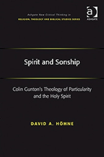 Book cover of: Spirit and Sonship. By: David A. Höhne