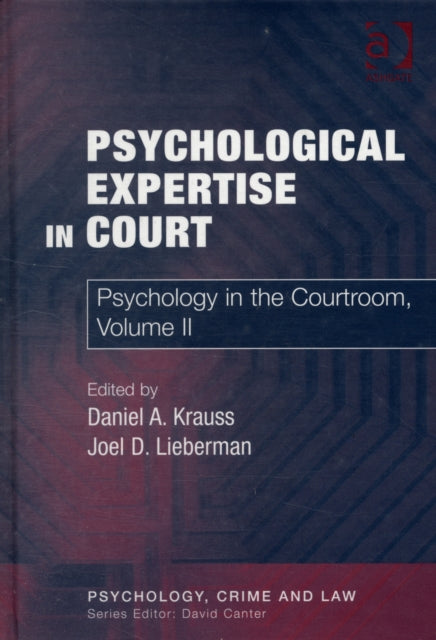 Book cover of: Psychological Expertise in Court
