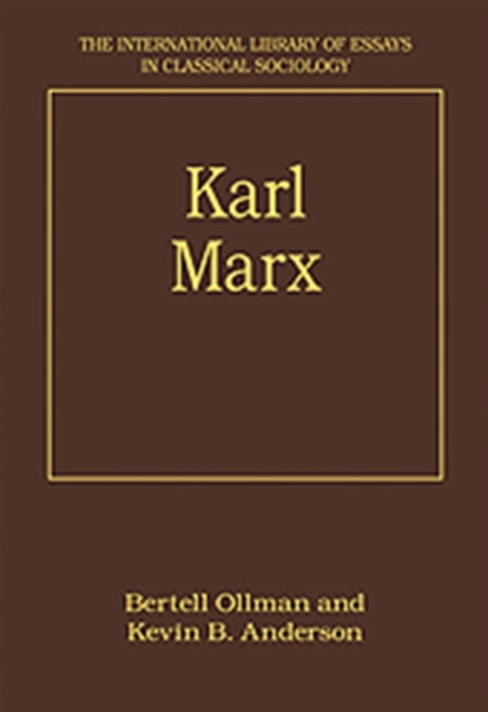 Book cover of: Karl Marx. By: Bertell Ollman