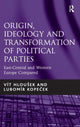 Book cover of: Origin, Ideology and Transformation of Political Parties. By: Vít Hloušek