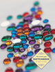 Book cover of: Sketchbook: Glass Beads. By: Peony Press Staff