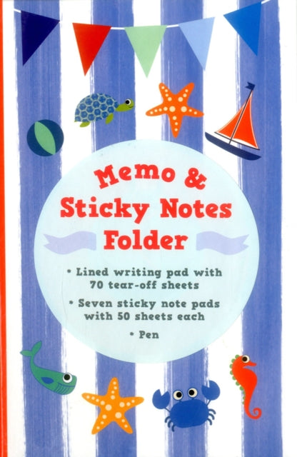 Book cover of: Memo & Sticky Notes Folder: Nautical