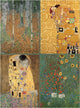 Book cover of: Set of Four Magnetic Notepads: KLIMT