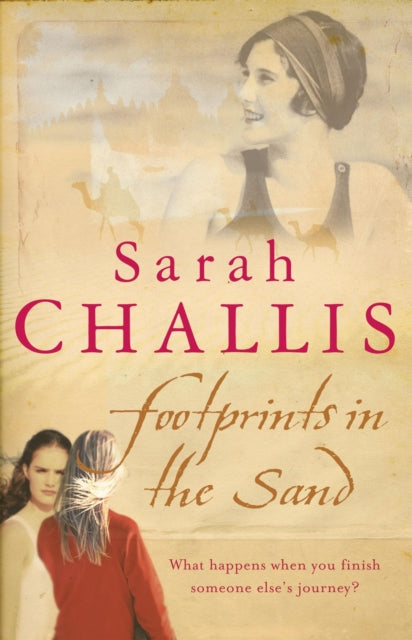 Book cover of: Footprints in the Sand. By: Sarah Challis