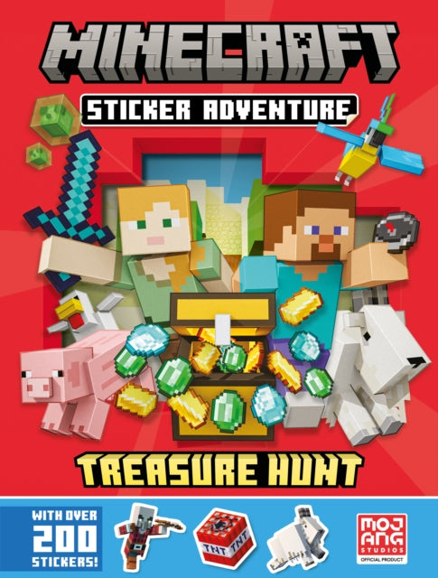 Minecraft Sticker Adventure: Treasure Hunt 9780755503582 Mojang